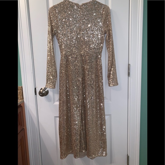 Ann Taylor Sequin Dress 0P NWT - Picture 3 of 9